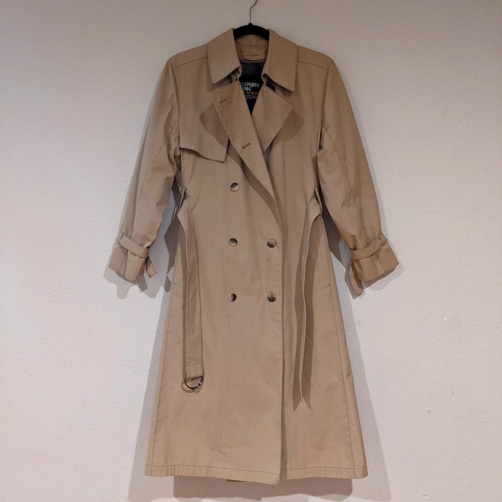 London Fog Petite Classic Trench Coat